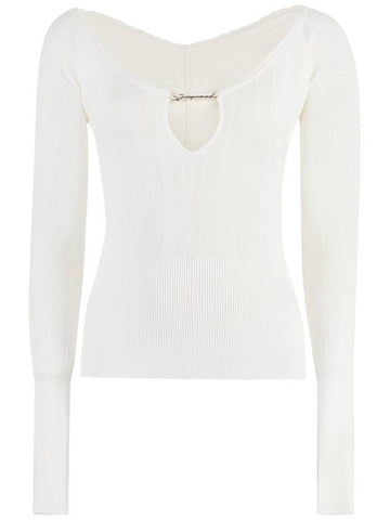 Jacquemus Pralù Knitted Viscosa-Blend Top - JACQUEMUS - BALAAN 1