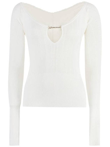 Jacquemus Pralù Knitted Viscosa-Blend Top - JACQUEMUS - BALAAN 1