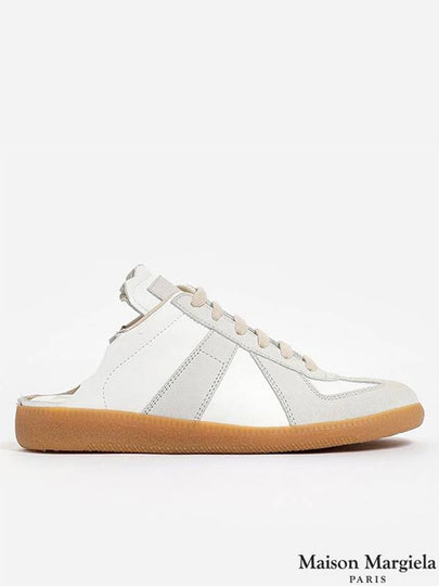 Women's Replica Cut Out Mule Low Top Sneakers White - MAISON MARGIELA - BALAAN 2