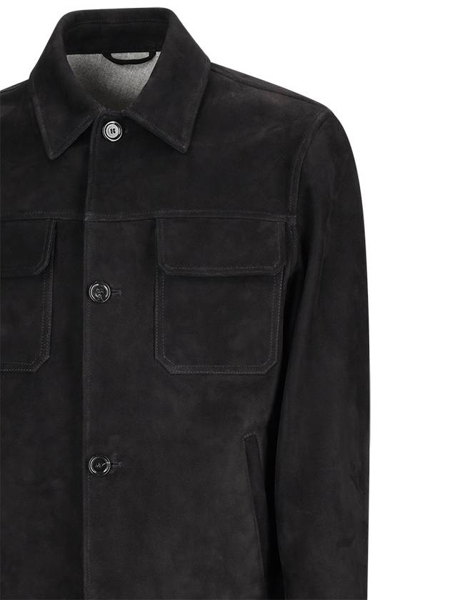 SUEDE SHIRT JACKET - RVR LARDINI - BALAAN 3