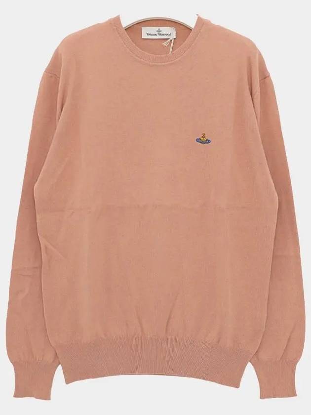 ORB Logo Cashmere Cotton Knit Top Dark Beige - VIVIENNE WESTWOOD - BALAAN 3