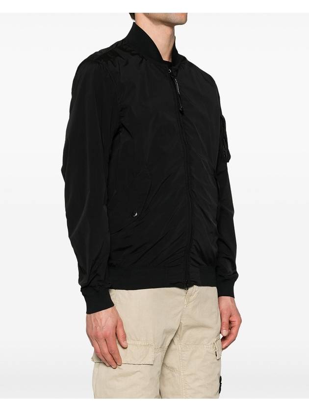 Nycra R Bomber Jacket Black - CP COMPANY - BALAAN 3