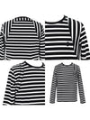 Women s Skull Patch Striped Long Sleeve T Shirt - ALEXANDER MCQUEEN - BALAAN 8