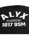 23SS Alix logo print short sleeve black AAUTS0393FA01 001 - 1017 ALYX 9SM - BALAAN 3