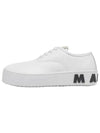 Maxi Logo Low Top Sneakers White - MARNI - BALAAN 2