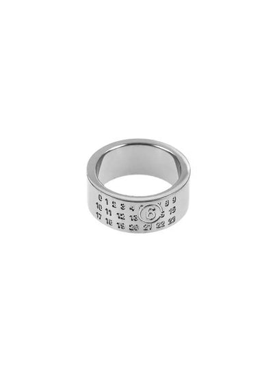 Men's Numeric Minimal Signature Ring Silver - MAISON MARGIELA - BALAAN 2