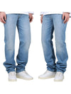 Back Stitch 5 Pocket Straight Jeans Medium Wash - MAISON MARGIELA - BALAAN 4