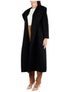 Bdanton Virgin Wool Single Coat Black - MAX MARA - BALAAN 3