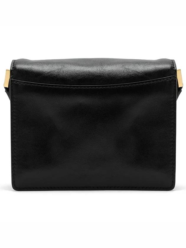 Soft Leather Mini Trunk Cross Bag Black - MARNI - BALAAN 4