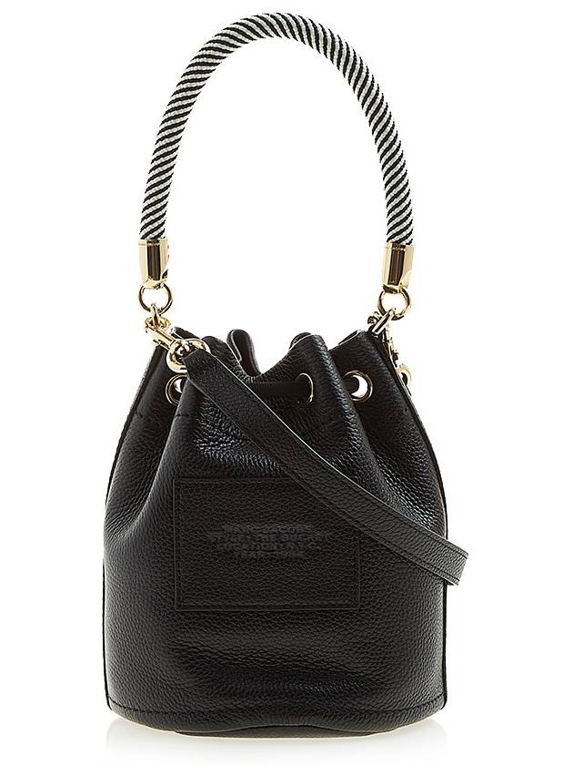 Logo Leather Bucket Bag Black - MARC JACOBS - BALAAN 4