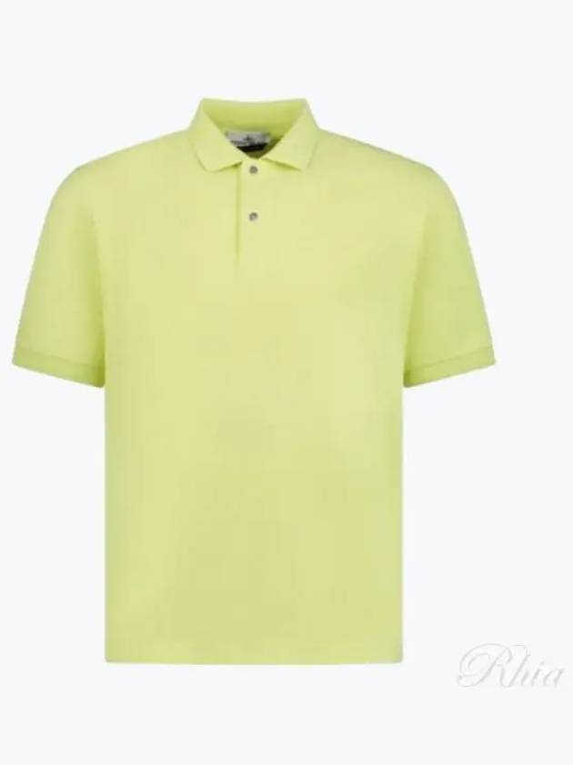 Men's Stellina Polo Shirt Green - STONE ISLAND - BALAAN 2