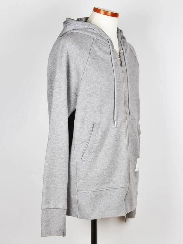 diagonal hood zip up gray 5 - THOM BROWNE - BALAAN 6