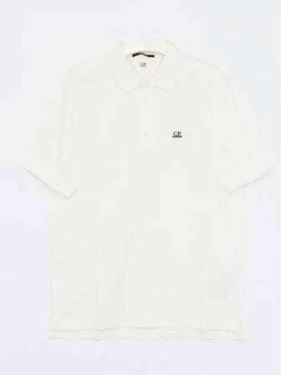 1020 Jersey Polo Shirt White - CP COMPANY - BALAAN 2