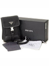 Re-Nylon Saffiano Leather Mini Bag Black - PRADA - BALAAN 7