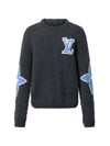 Chunky Wool Blend Pullover Volcanic Ash 1AGJH2 - LOUIS VUITTON - BALAAN 1