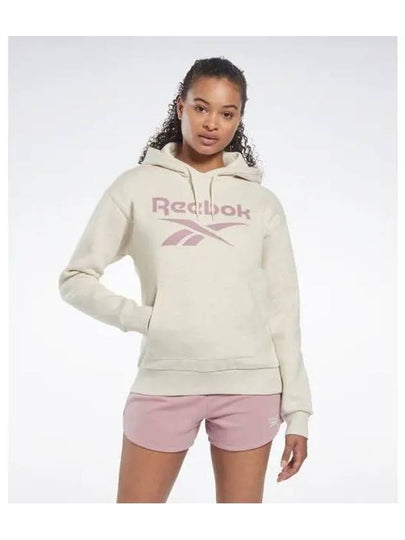 RI BL Fleece Hoody Ivory HK6813 - REEBOK - BALAAN 2