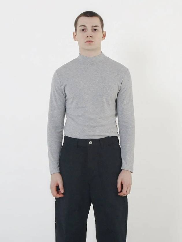 Essential Wool Half Neck Knit Gray - CHANCE'S NOI - BALAAN 2