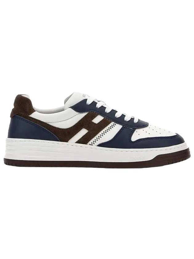 H630 leather low-top sneakers white blue - HOGAN - BALAAN 1