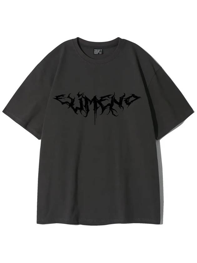 EL Strange Short Sleeve T-Shirt Charcoal - ELIMENO - BALAAN 1