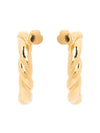 Twisted Gancini Women's Earrings Gold - SALVATORE FERRAGAMO - BALAAN 3