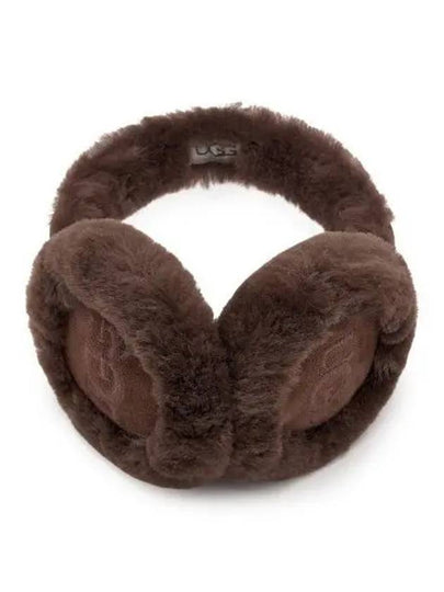 Sheepskin Embroidery Earmuff Burnt Cedar - UGG - BALAAN 2