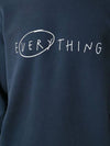 Everything Typo Sweatshirt Navy - ACNE STUDIOS - BALAAN 6