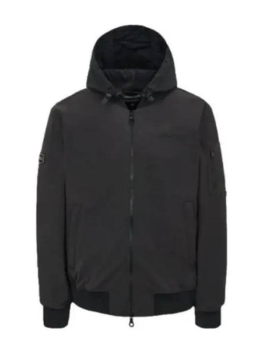 Maniv black wind jacket blouson aviation jumper - DUVETICA - BALAAN 1