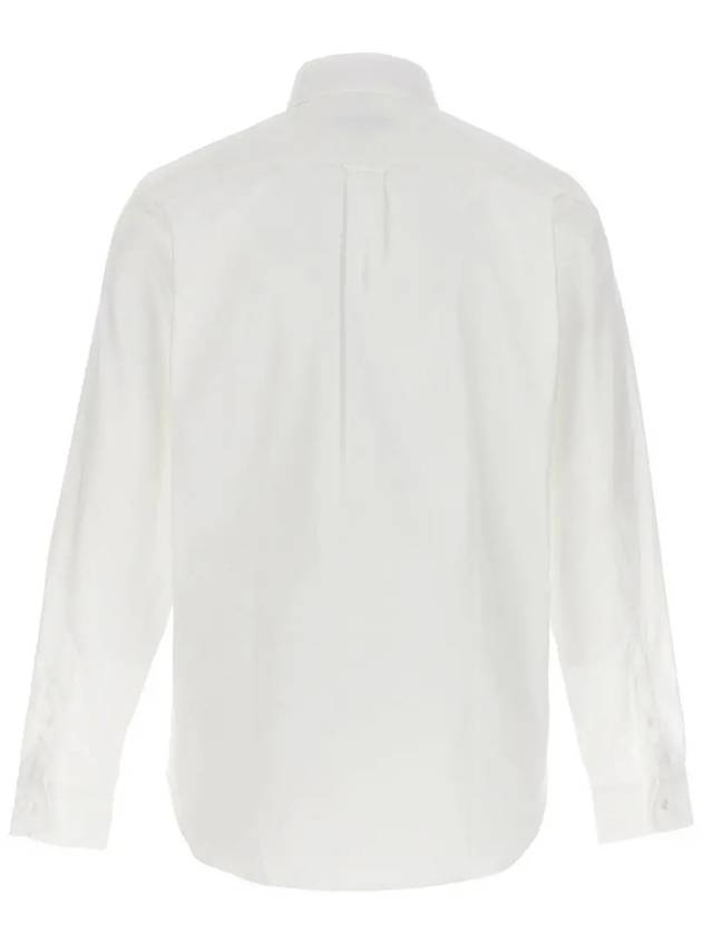 Oxford Institutional Foxhead Patch Button Down Classic Shirt White - MAISON KITSUNE - BALAAN 4