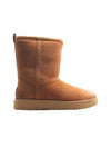 Classic Short Waterproof Leather Winter Boots Chestnut - UGG - BALAAN 4