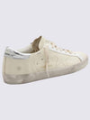 Superstar Leather Low Top Sneakers Silver Beige - GOLDEN GOOSE - BALAAN 3