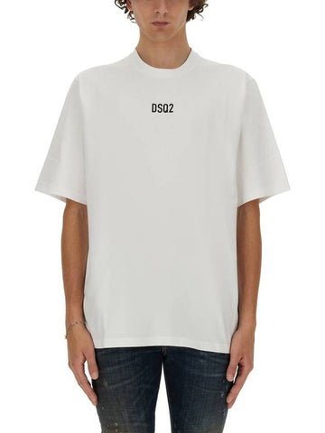 Dsquared2 "Dsq2" Loose Fit T-Shirt - DSQUARED2 - BALAAN 1