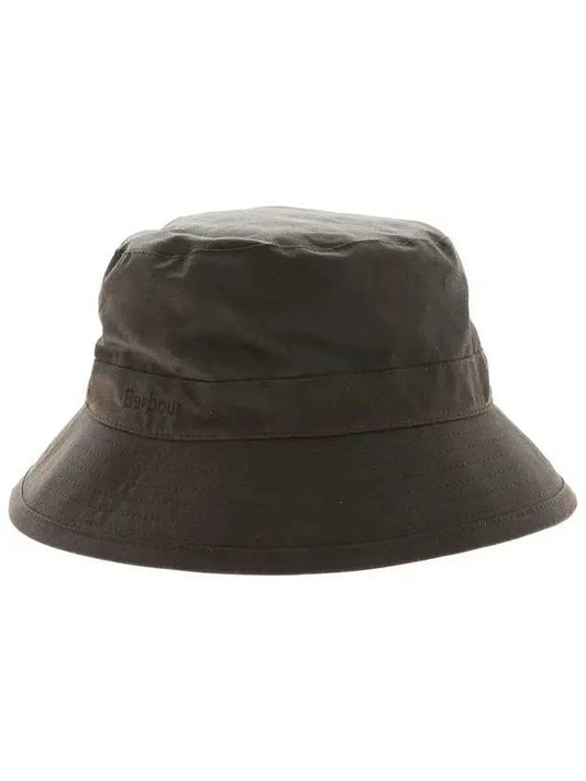 Wax Logo Bucket Hat Olive - BARBOUR - BALAAN 1