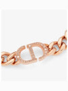 30 Montaine Link Bold Chain Bracelet Pink - DIOR - BALAAN 3