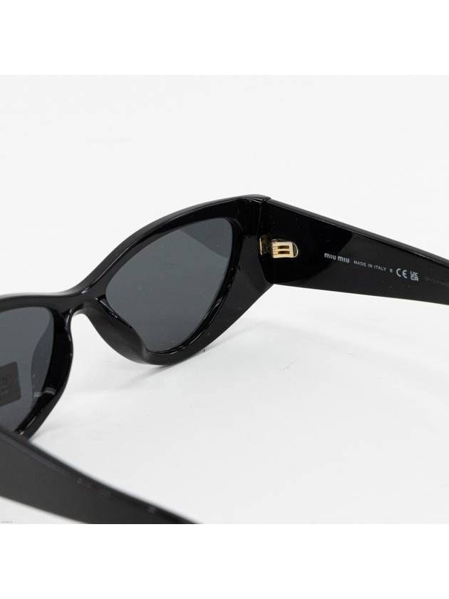 Logo Women Sunglasses Black SMU06Y E1AB F05S0 - MIU MIU - BALAAN 6