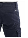 Waffen Bermuda Cargo Shorts Navy - CP COMPANY - BALAAN.