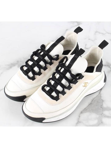 mixed fiber sneakers - CHANEL - BALAAN 1