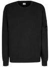 Men's Light Fleece Lens Wappen Sweatshirt Black - CP COMPANY - BALAAN 1