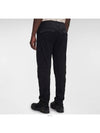 Satin Wappen Regular Fit Cargo Straight Pants Black - CP COMPANY - BALAAN 5