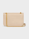 Triomphe Frame Calfskin Medium Shoulder Bag Nude - CELINE - BALAAN 3