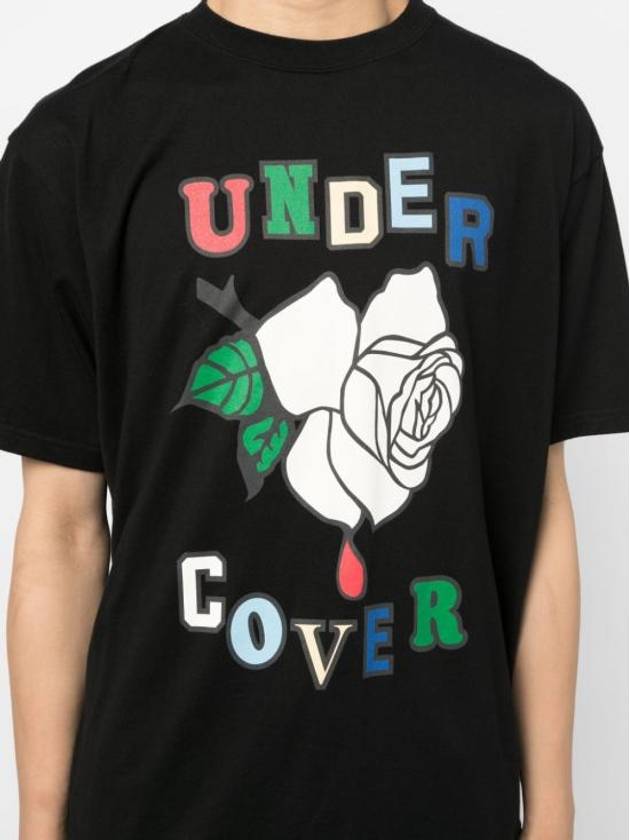 Short Sleeve T Shirt UC2C3807 BLACK - UNDERCOVER - BALAAN 3