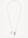 Monogram Charms Necklace Silver - LOUIS VUITTON - BALAAN 4