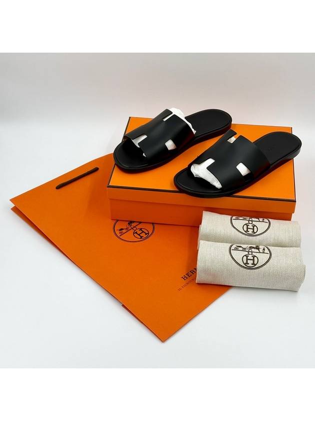 Izmir Sandal Calfskin & Noir - HERMES - BALAAN 11