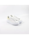 Larry Oversole White Line Tab Low Top Sneakers White - ALEXANDER MCQUEEN - BALAAN 5