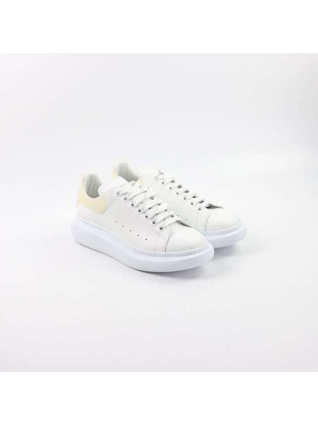 Larry Oversole White Line Tab Low Top Sneakers White - ALEXANDER MCQUEEN - BALAAN 5