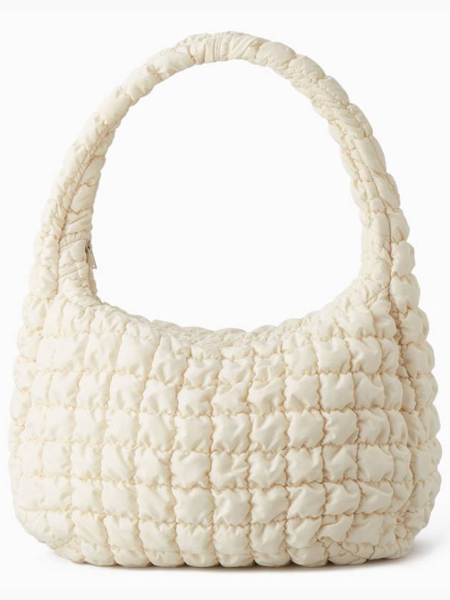 Quilted Oversized Shoulder Bag Beige - COS - BALAAN 2