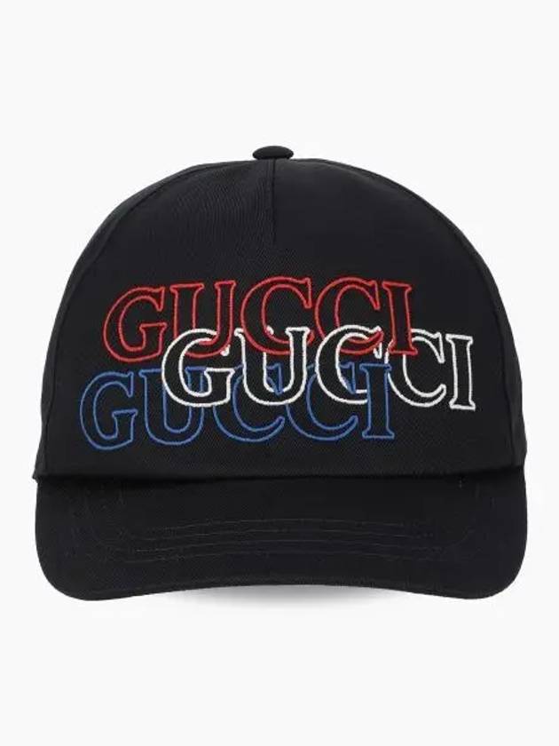 Embroidery Base Ball Cap Black - GUCCI - BALAAN 2