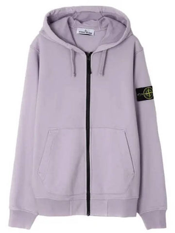 Cotton Fleece Hooded Zip Up Regular Fit Men - STONE ISLAND - BALAAN 1