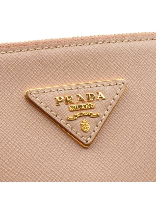 Pink Beige Saffiano Lux Gold Triangle 2WAY BN2274 - PRADA - BALAAN 6