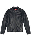 L Covered Leather Jacket A144360AJIR - DIESEL - BALAAN 1