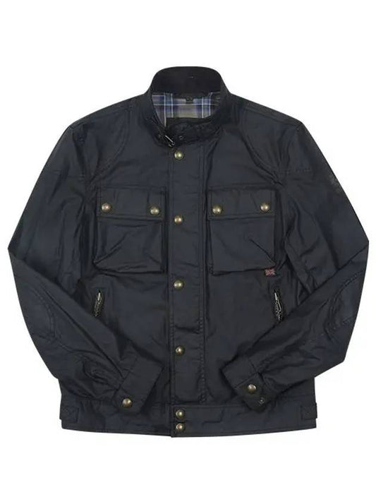 Men's Lace Master Cotton Jacket Black - BELSTAFF - BALAAN.